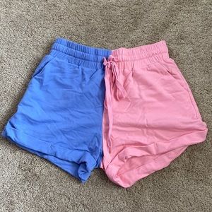 AKIRA Blue & Pink Slip Shorts